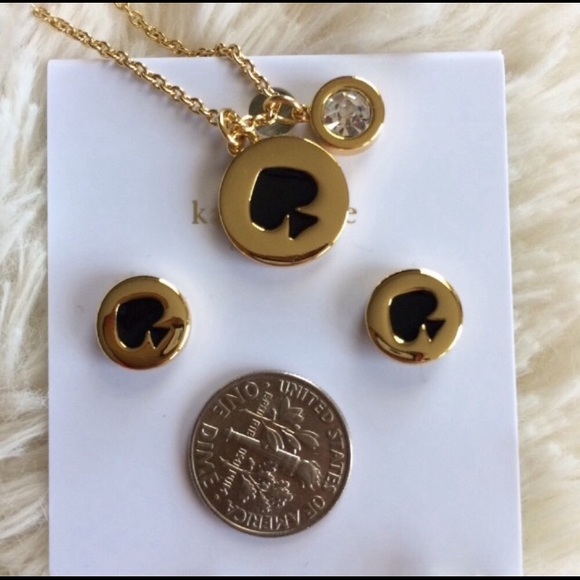 Kate Spade Black spades necklace - Picture 5 of 5